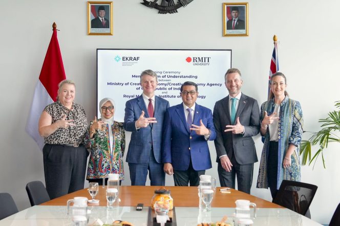 
					Pemerintah Perkuat SDM Ekonomi Kreatif Lewat Kerja Sama dengan RMIT University